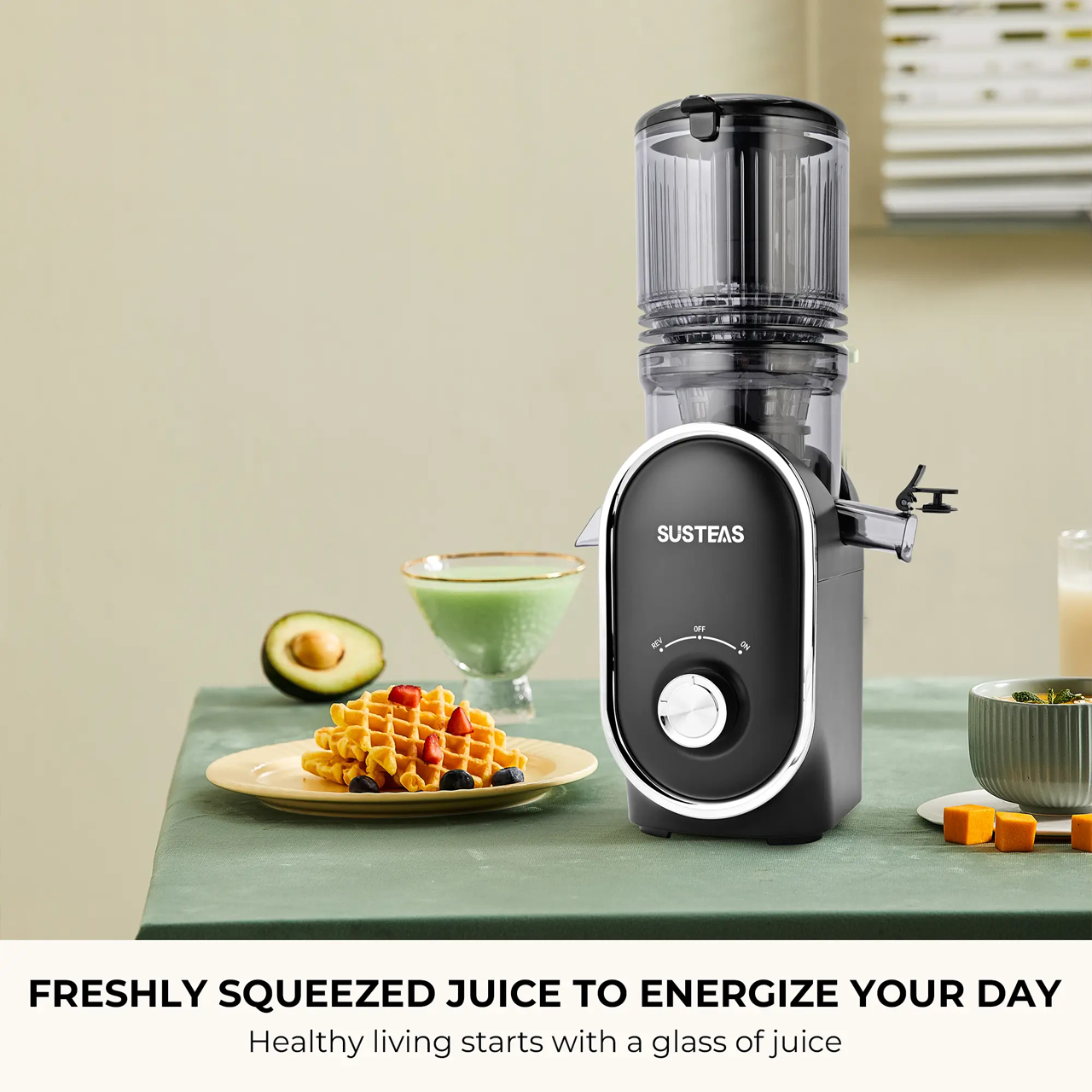 Cold Press Juicer, 5.3 Inch Large Feed Opening