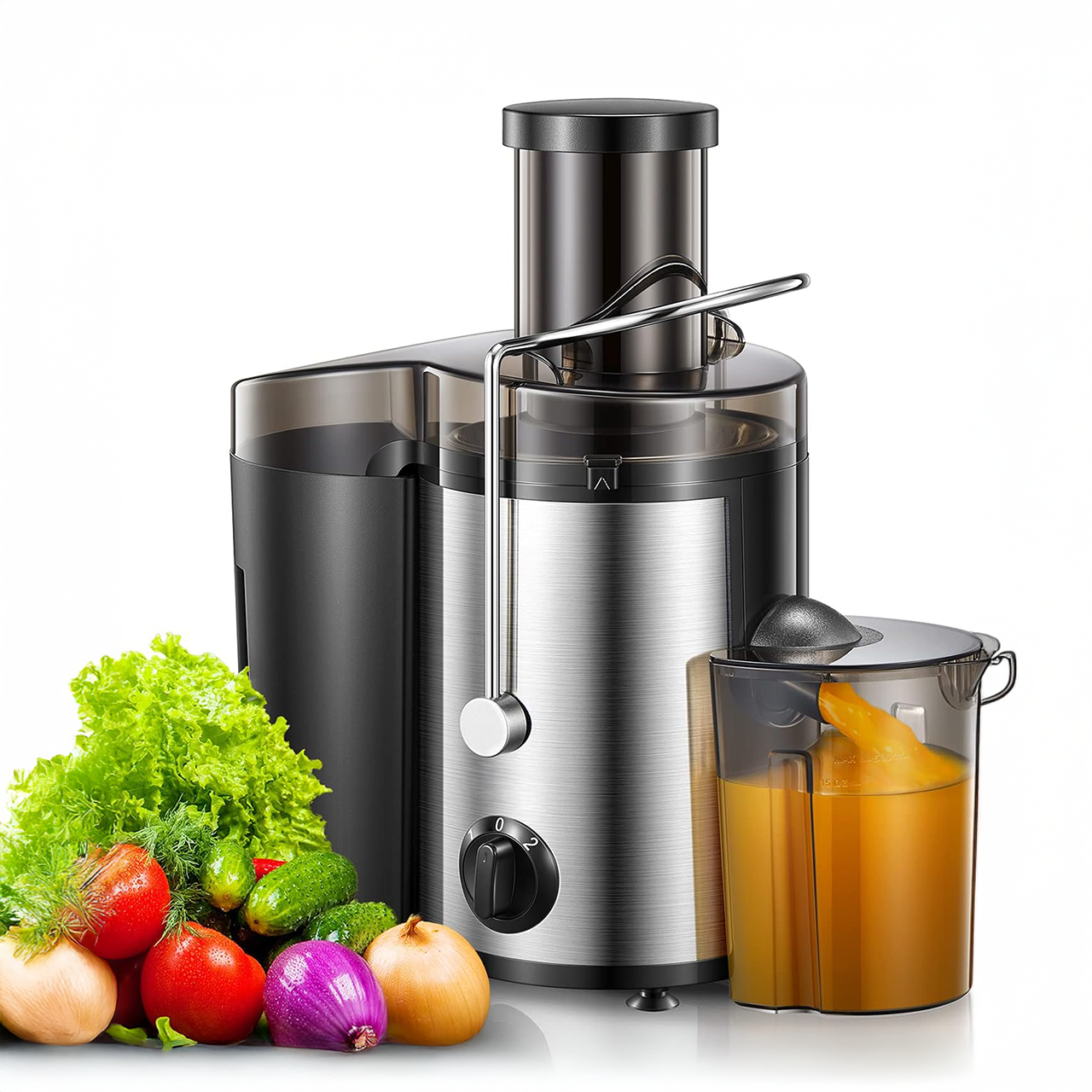 Centrifugal Juicer Extractor with 3” Wide Feed Chute
