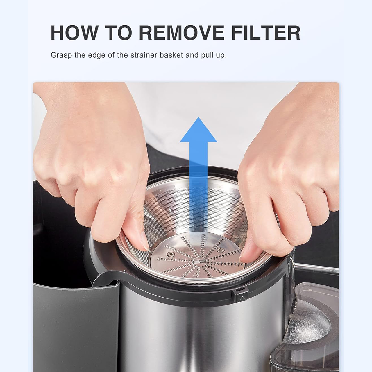 Centrifugal Juicer Extractor with 3” Wide Feed Chute