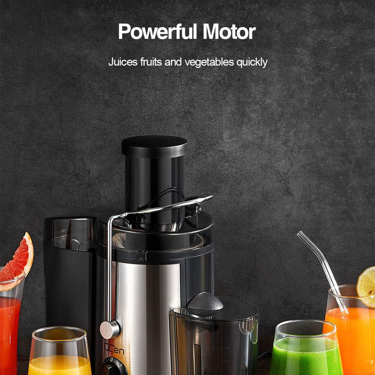 Centrifugal Juicer Extractor with 3” Wide Feed Chute