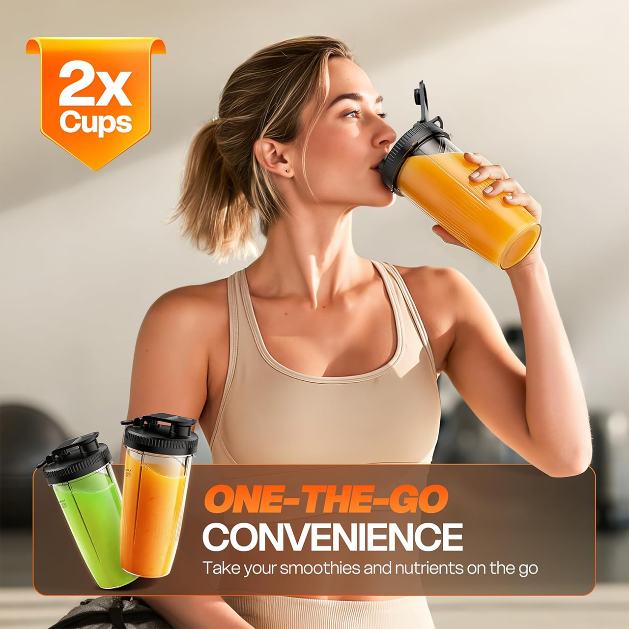 BlendGo Pro Smoothie Blender (20,000 RPM Power)