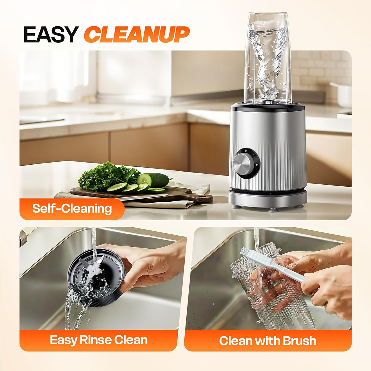 BlendGo Pro Smoothie Blender (20,000 RPM Power)